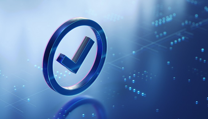 Digital checkmark icon