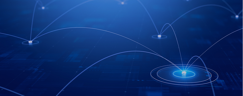 Digital network illustration